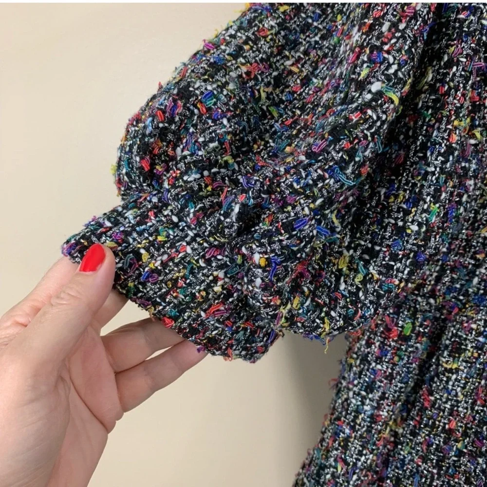 Sister Jane confetti tweed mini dress. Size XS - Picture 4 of 7